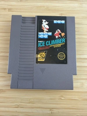 Ice Climber *5 Screw Round Seal Variant* Authentic (Nintendo NES, 1985) Tested - Image 1 of 2