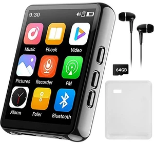Cetoon 64GB MP3 Player Bluetooth Portable Digital Music Player with Speaker - Picture 1 of 8