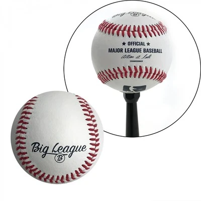 Official Big League Baseball Transmission Gear Shift Knob with M10 x1.25 Insert  - Image 1 of 4