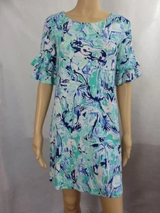 NUEVO Vestido Lilly Pulitzer Tropical Turquesa Elefante Atractivo Lula Talla XXS $168 - Imagen 1 de 7