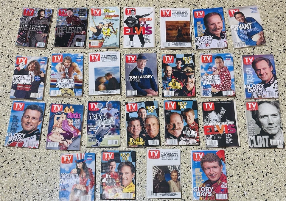 TV GUIDE журналы - в основном 2000-2002 - лот из 25 - Изображение 1 из 1