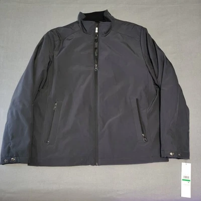 CALVIN KLEIN - Carbón/Gris - Chaqueta Resistente al Agua - Para Hombre Talla Grande Foto 1 de 4
