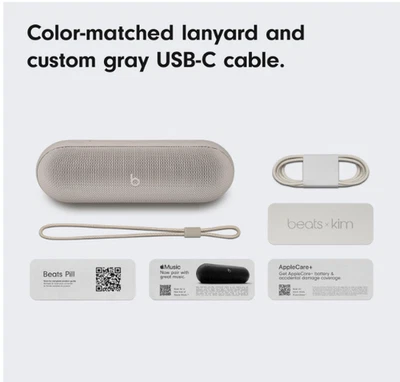 Beats Pill X Kim Kardashian - Wireless Bluetooth Speaker And Portable ChargerNIB - Image 1 of 3