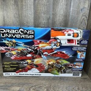 MEGA BLOKS Dragons Universe 95214 Ultimate Action Dragon Destroyer Retired - Picture 1 of 10