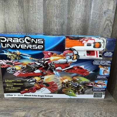 MEGA BLOKS Dragons Universe 95214 Ultimate Action Dragon Destroyer Retired - Image 1 of 4