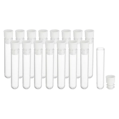 Soporte de almacenamiento de agujas de coser de plástico de 2,4" de longitud, 16 piezas tubo de pasador transparente blanco Foto 1 de 4