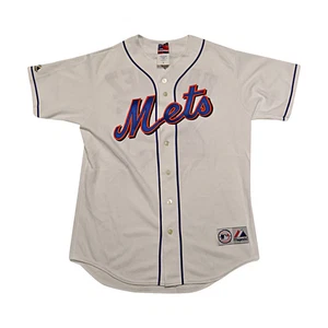 Pedro Martinez New York Mets Majestic Replica White Jersey Size M-1 - Picture 1 of 4
