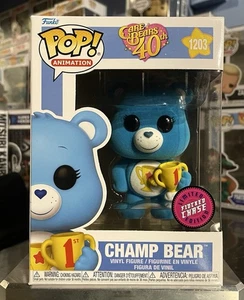 🧸 Funko  Pop!  Animation – Champ  Bear #1203 Flocked Chase (Vaulted 2022) 🧸 - Picture 1 of 9