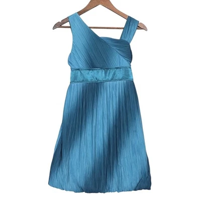 My Michelle Y2K Metallic Iridescent Dress 16 Empire Waist Prom Party Cocktail - Image 1 of 4