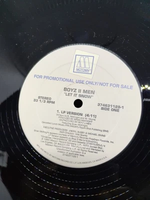 Boyz II Men Let It Snow VG+ Promo 12 Inch Vinyl - Image 1 of 4