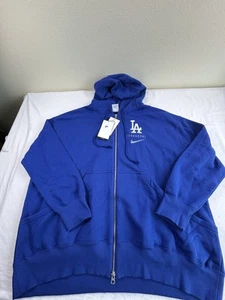 Nike Los Angeles Dodgers Jacket Hoodie Mens Sz XL Zip Up Fleece Brand New $85 - Picture 1 of 8