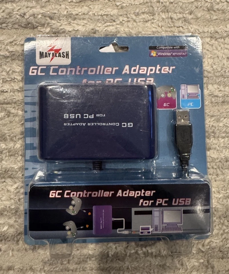 Mayflash GameCube Controller Adapter Compatible with Wii U, PC USB - Image 1 of 4