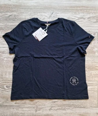 Tommy Hilfiger Damen T-Shirt  Gr. XXXL  Navy Blau Neu - Bild 1 von 2