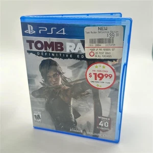 Tomb Raider -- Definitive Edition (Sony PlayStation 4, 2014) water damage cover - Picture 1 of 1