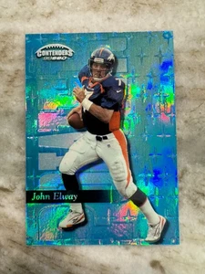 John Elway 1999 Playoff Contenders Power Blue #114 #24/50 Denver Broncos READ - Picture 1 of 4