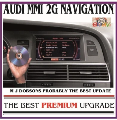 MJDOBSON.CO.UK Audi A4/A5/A6/A8/Q7 Navigation Maps MMI 2G High DVD THE BEST UPDATE