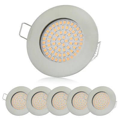 LED Einbaustrahler 4W 230V – Flach Decken Spot Rund 68mm Einbauleuchte - Bild 1 von 4