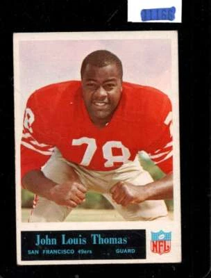 1965 PHILADELPHIA #181 JOHN THOMAS VG+ (RC) 49ERS *X69473 - Image 1 of 2