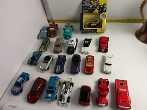 22 Diecast Toy car lot, Hot wheels, Jada, Matchbox, Majorette, Maisto, disney - Picture 1 of 8