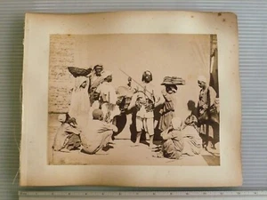 (2) Vintage Photograph Photo Print - Pascal Sebah Arabian Women Bath - Bechard? - Picture 1 of 12