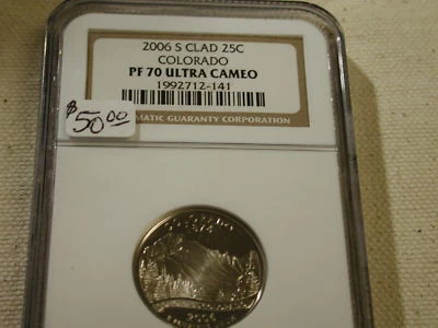 2006 S Clad 25C Colorado PF70 Ultra Cameo NGC - Image 1 of 4