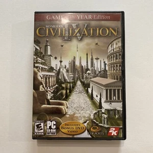 Sid Meier's Civilization IV (Game of the Year Edition) (PC, 2006) 4 Discs! - Picture 1 of 3