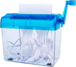 Mini Manual Shredder Office Portabl Hand Paper Cutter Paper Notes Bills Portrait - Picture 1 of 6