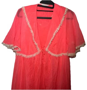 International Ladies Garment Workers Union 2 Piece Nightgown Medium Vintage USA - Picture 1 of 23