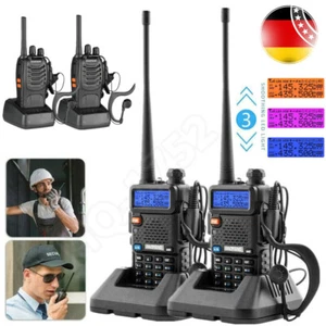2 szt. Baofeng Radiotelefon Walkie Talkie Radiotelefony Zestaw radiotelefonów ręcznych NOWY - Zdjęcie 1 z 25