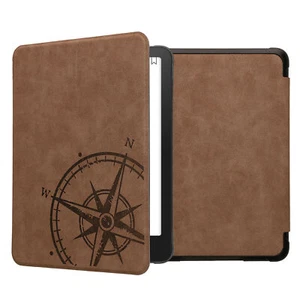 Slim Faux Suede Case Cover for Amazon Kindle Paperwhite 2024 Colorsoft - Afbeelding 1 van 7