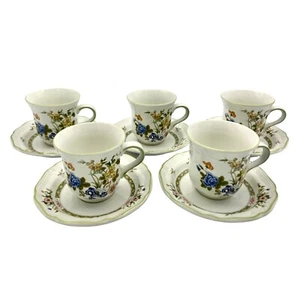 Mikasa Heritage Imari Bouquet Teetassen und Untertassen Japan - 5er Set - Bild 1 von 11