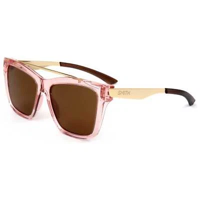Smith Optics Women's 55 mm Pink Gold Sunglasses Polarized THERUNAROUND-S45-55 - Image 1 of 3
