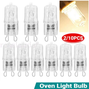 UP to 10X G9 Halogen 40w Warm White Light Bulb Globe 240v Oven Microwave - Picture 1 of 11