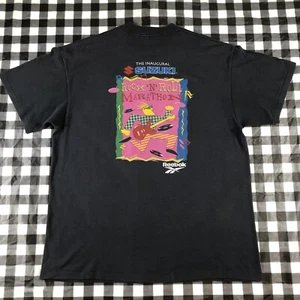 Camiseta Reebok Suzuki Rock N Roll Maratón Finisher Vintage Puntada Única XL - Imagen 1 de 9