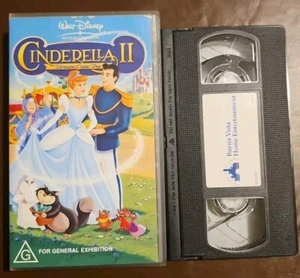 WALT DISNEY CINDERELLA 2 DREAMS COME TRUE VHS - Picture 1 of 1