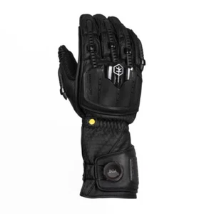 Guanti Moto KNOX Handroid Tutto Nero Mk5 Nero - Taglia M - Foto 1 di 1