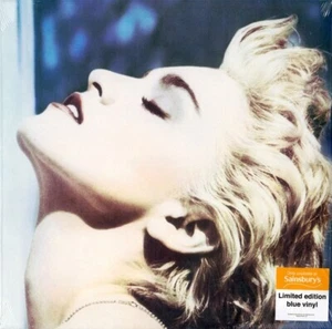 RARE official MADONNA Sainsbury's True Blue 12" album BLUE VINYL record - Picture 1 of 3