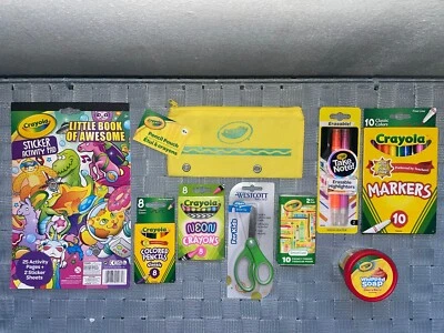 School Supplies Crayola Lot Kids Ages 4+ Elementary School Educational 9pc Lot - Image 1 of 4