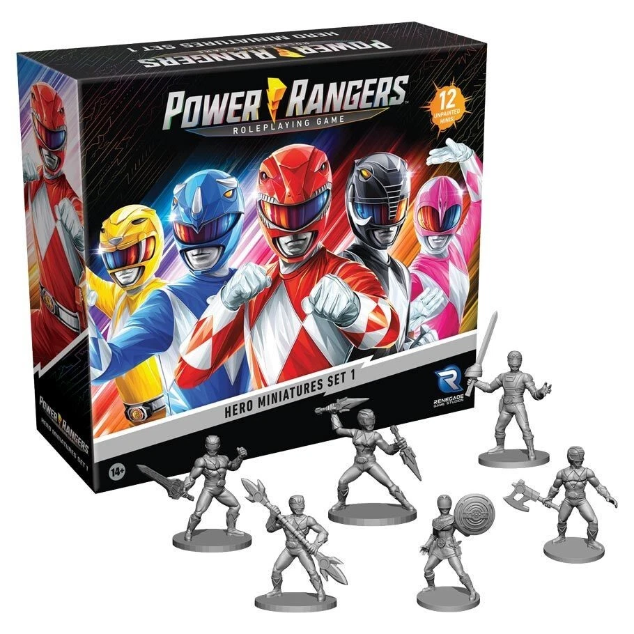 Power Rangers Roleplaying Game: Hero Miniatures Set 1 acessório de jogo de tabuleiro - Imagem 1 de 1