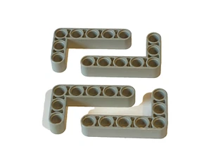4x Lego Technic Liftarm 3 x 5 L Form #32526 hell Grau - Bild 1 von 1