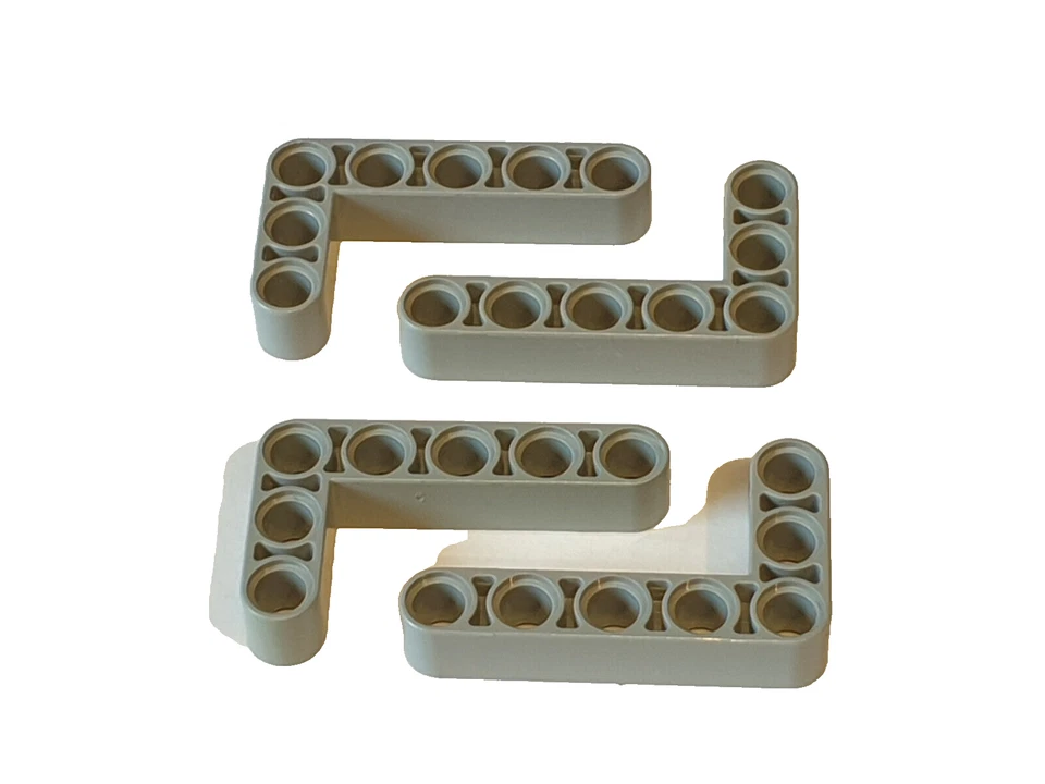 4x Lego Technic Liftarm 3 x 5 L Form #32526 hell Grau - Bild 1 von 1