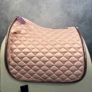 NEW HKM Pink Cavalino Marino Dressage Saddle Pad & Bonnet Set - Picture 1 of 5