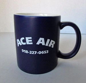 Tazza da caffè Ace Air 12 oz. Interno lucido blu navy finitura satinata bianco - Foto 1 di 5
