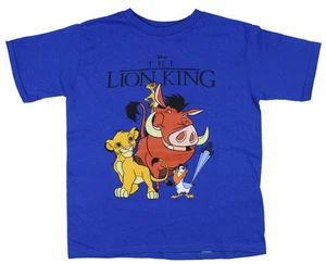 Disney Boys' The Lion King Simba Pumba Timon Zazu Kids T-Shirt (XX-Large, 18) - Picture 1 of 2