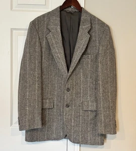 VINTAGE LEVIS Herren Tweed Blazer Sport Mantel Freizeit Jacke Größe 40R Wolle Anzug USA - Bild 1 von 10
