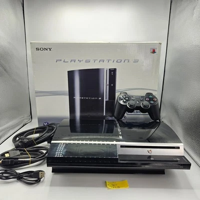 Playstation 3 fat 80 GB console Sony PS3 - Cechl04 con controller e scatola - Immagine 1 di 4