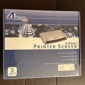 New & sealed AirLink 3-Port Printer Server APSUSB2 - Picture 1 of 3