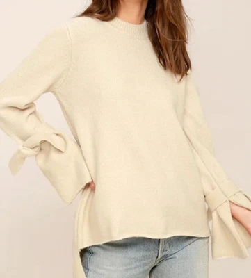 Mujer J.O.A. Suéter Brynn Manga Corbata Otoño Talla M Foto 1 de 4