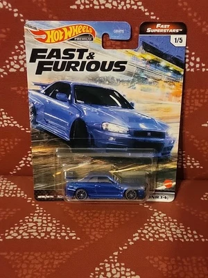 Hot Wheels Premium Fast and Furious Fast Superstars Nissan Skyline GTR R34 1/5 - Image 1 of 4
