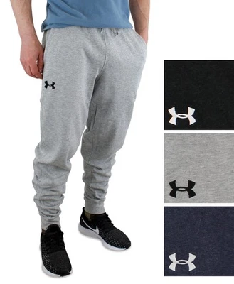Under Armour Jogger Sweatpants Men's Hustle Fleece Loose Fit Tapered Leg 1317455 - Image 1 of 4
